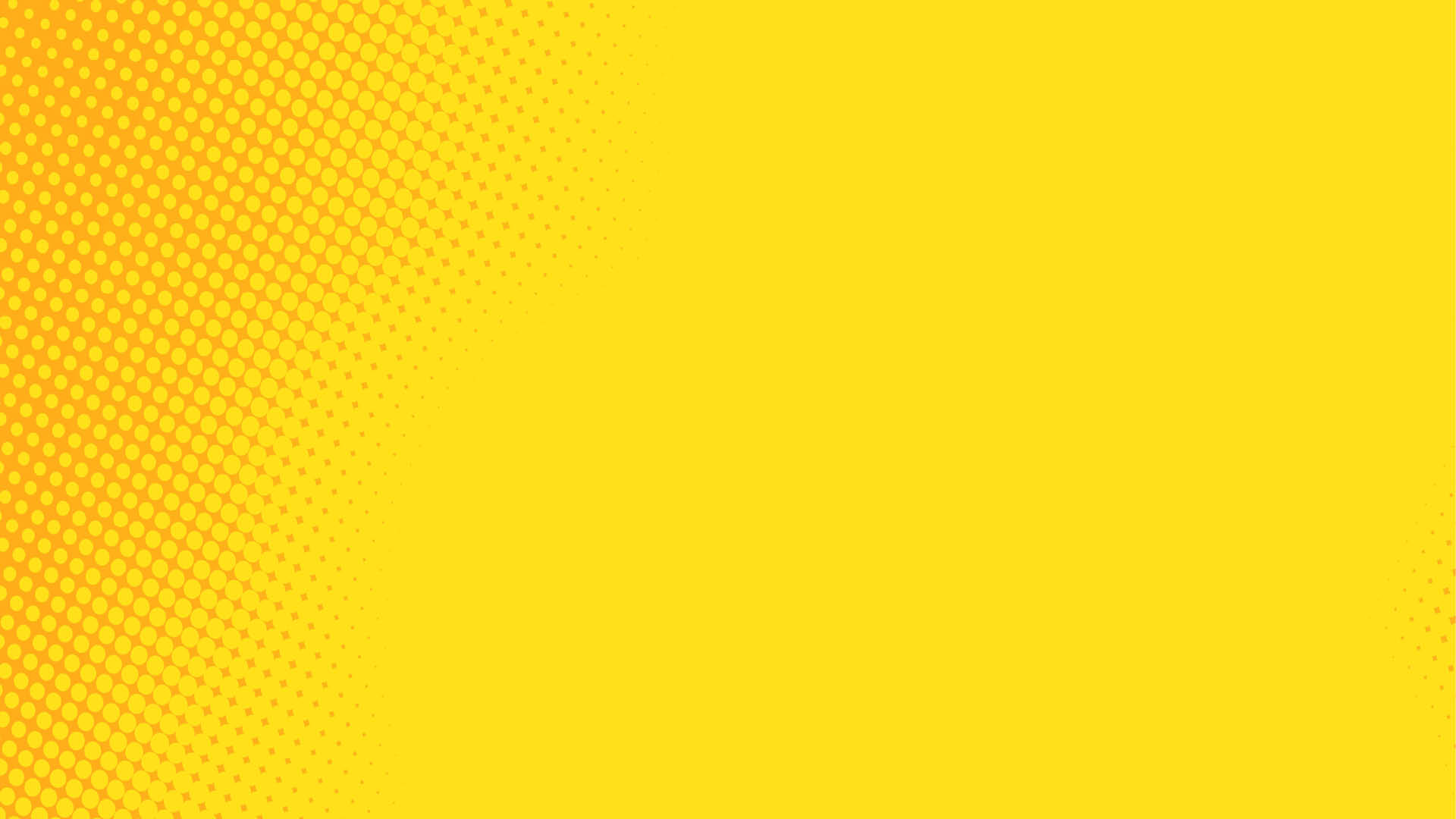 Dots halftone yellow orange color pattern gradient texture with technology digital background. Pop art comics style.