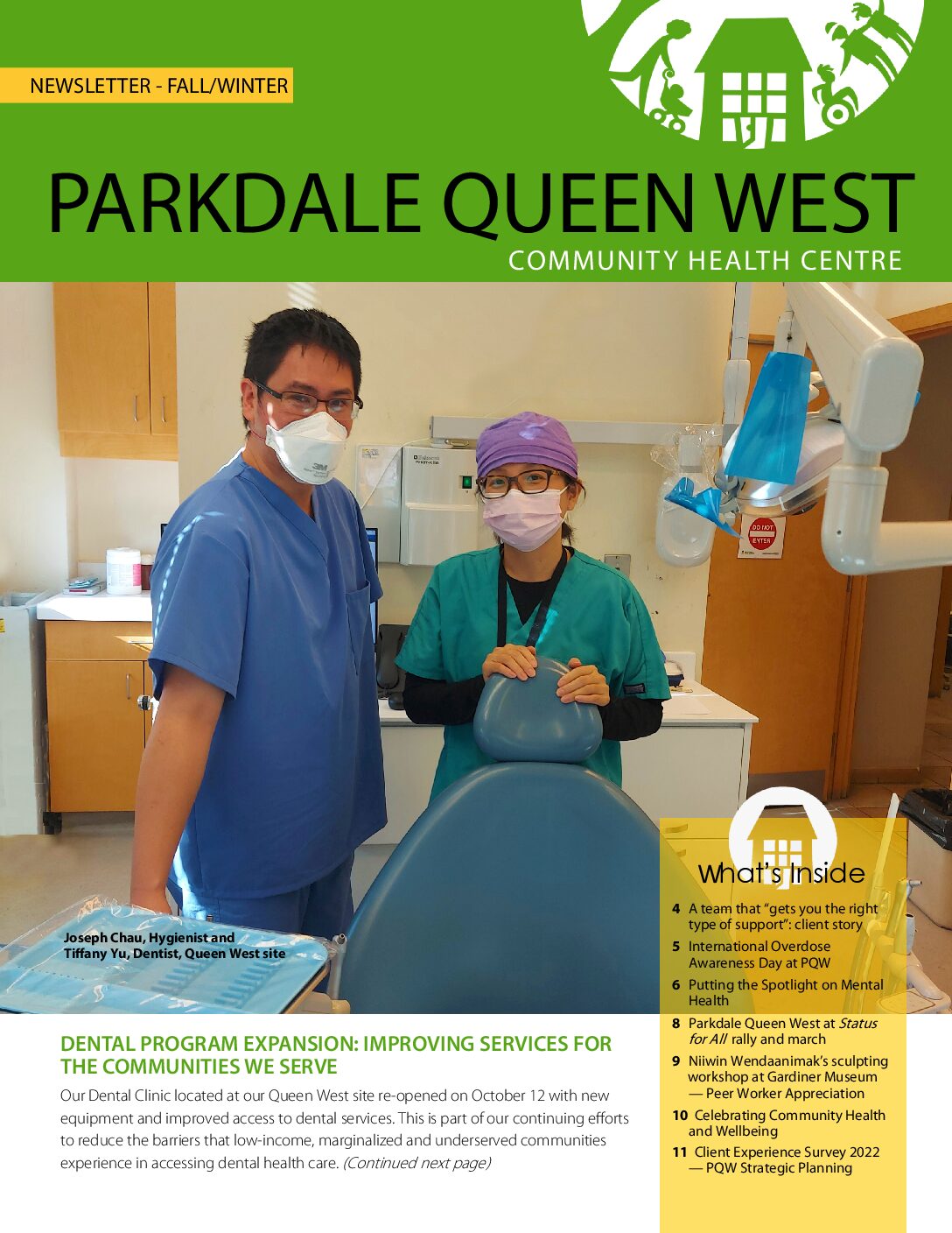 PQWCHC Fall/Winter 2022-2023 Newsletter