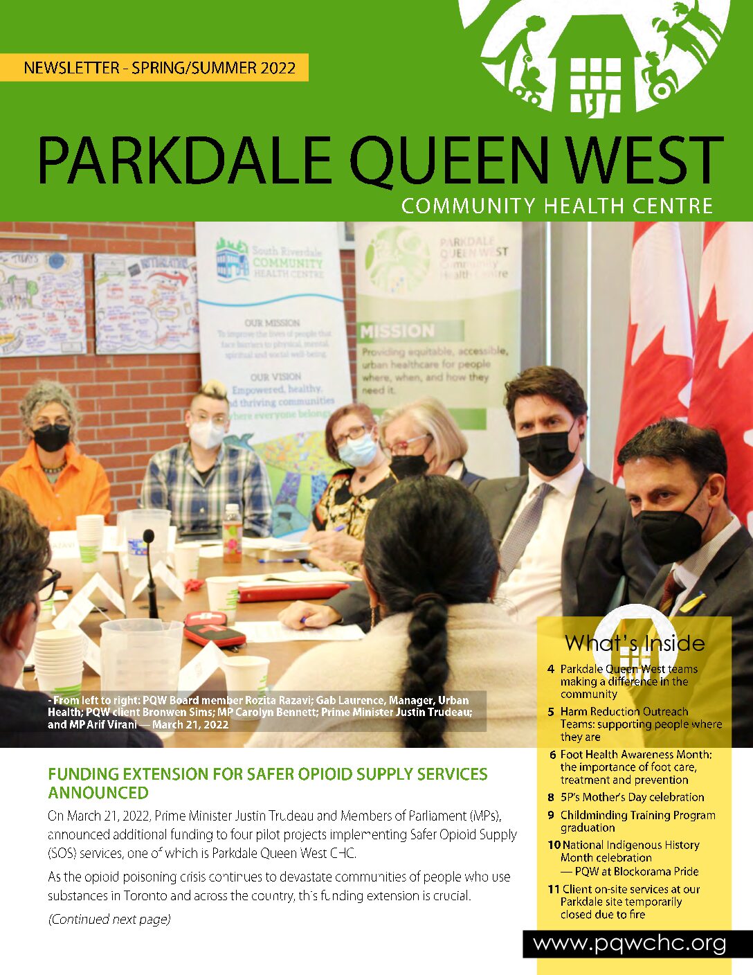 PQWCHC Spring/Summer 2022 Newsletter