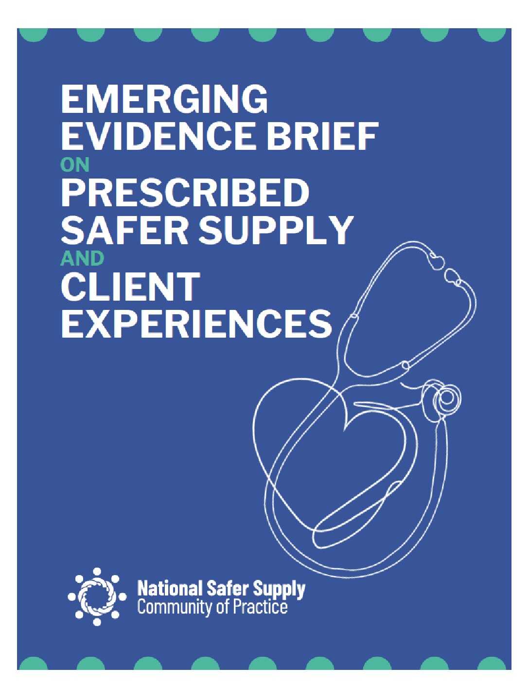 Prescribed Alternatives Programs: Emerging Evidence