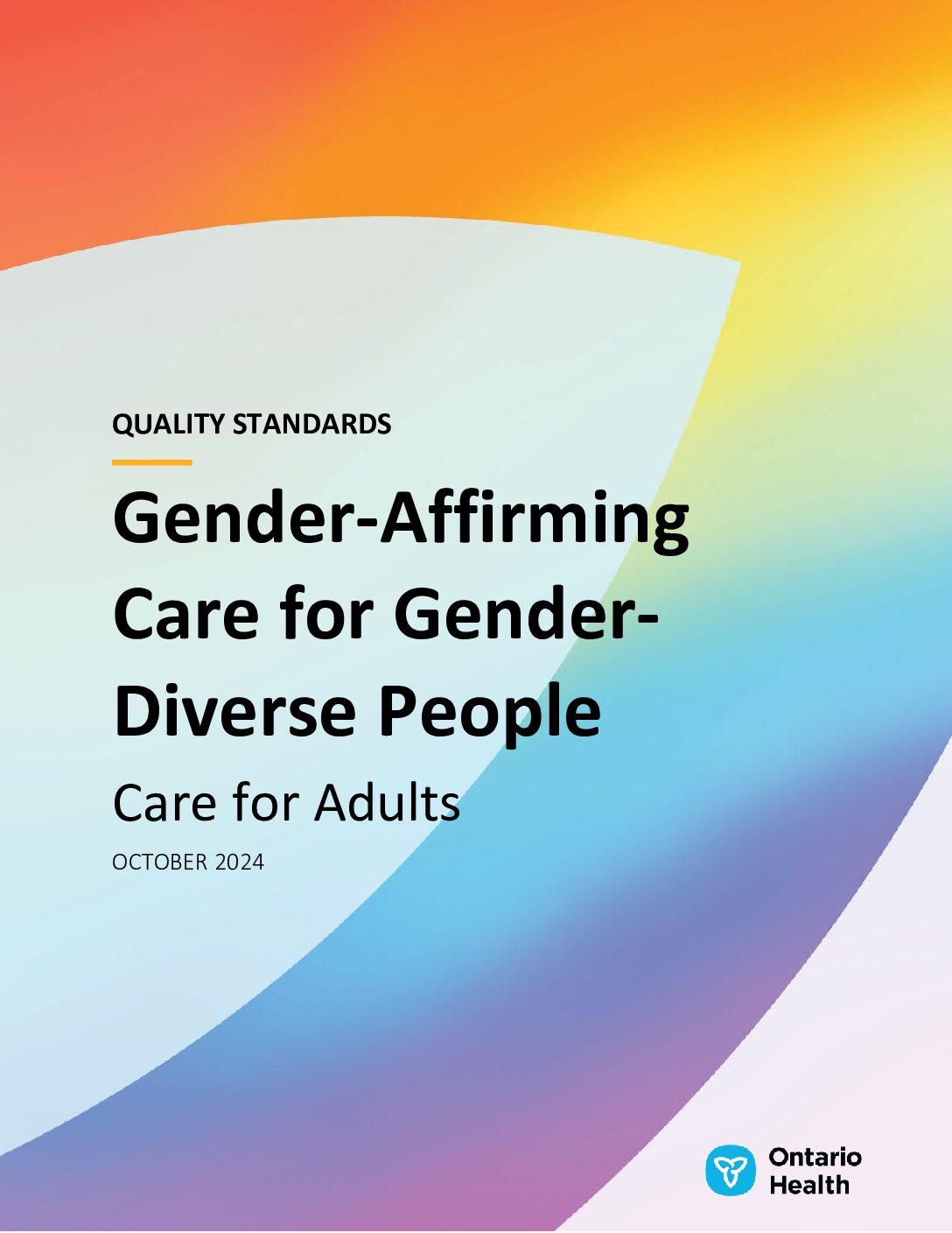 QUALITY STANDARDS — Gender-Affirming Care for Gender-Diverse People — Care for Adults